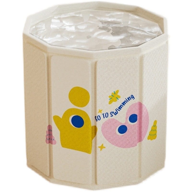 Baby Swimming Bucket Bath Tub Household Foldable - Image 3