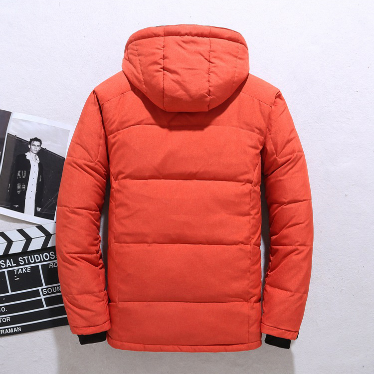 Outdoor Windproof Hooded Jacket Leisure Sports Coat With Pockets Warm Mens Clothing - Image 8
