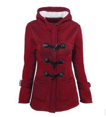 warm winter fur collar jackets women new horn button Long down coat women parka Plus Size female parka hoodies Women - Image 3