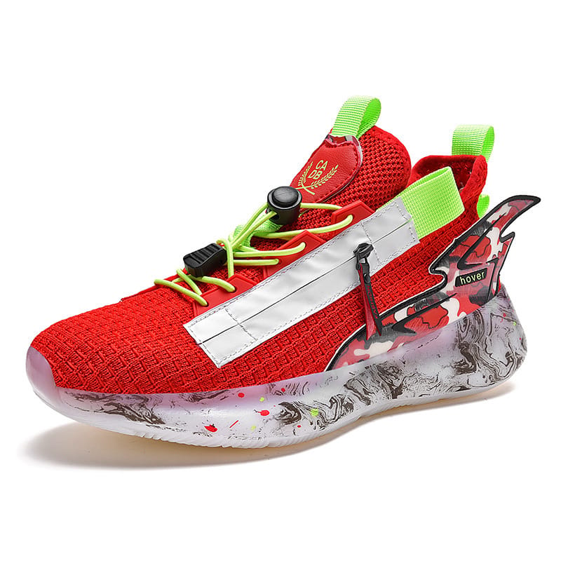 Popcorn Running Shoes Men's Casual Flying Knit Sneakers - Image 10