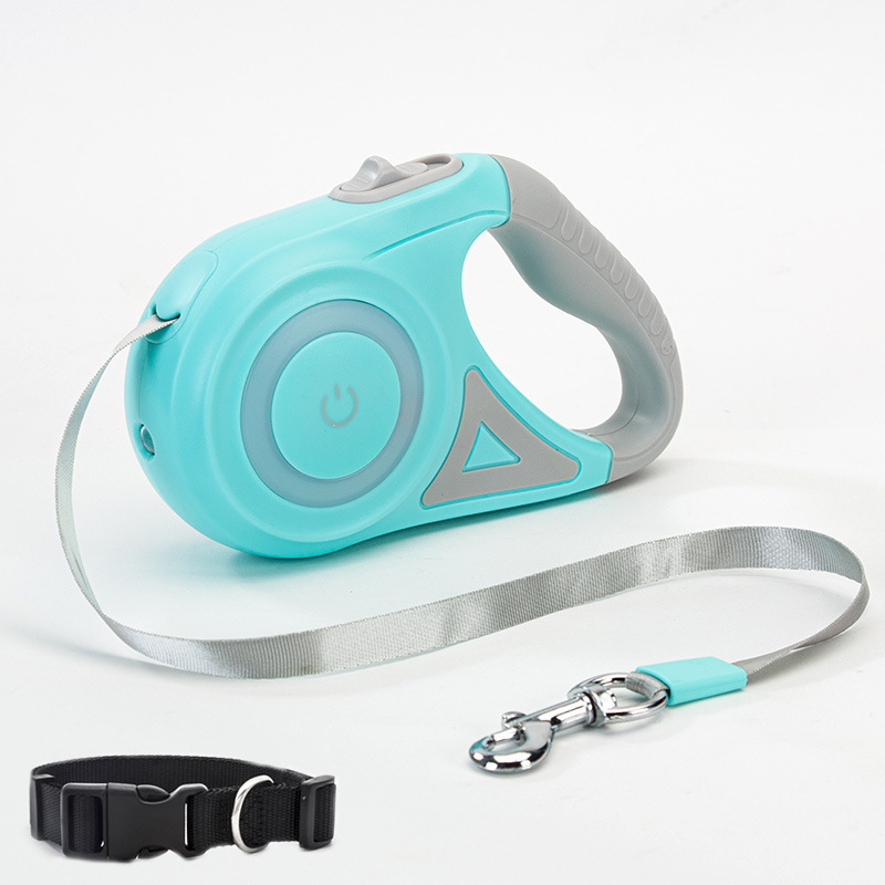 Dog Leash Retractable Leash And Dog Collar Spotlight Automatic Pet Dog Cat Traction Rope For Small Medium Dogs Pet Product - Image 7