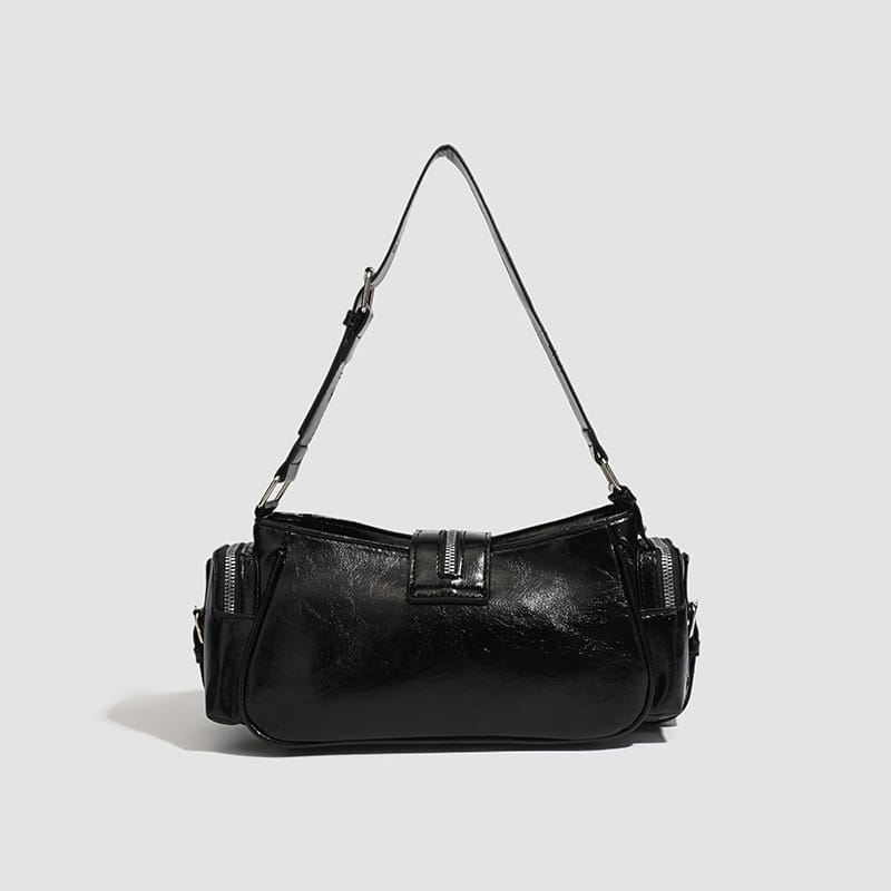 European And American Retro Handbag Special-interest Design Oil Wax Leather - Image 4