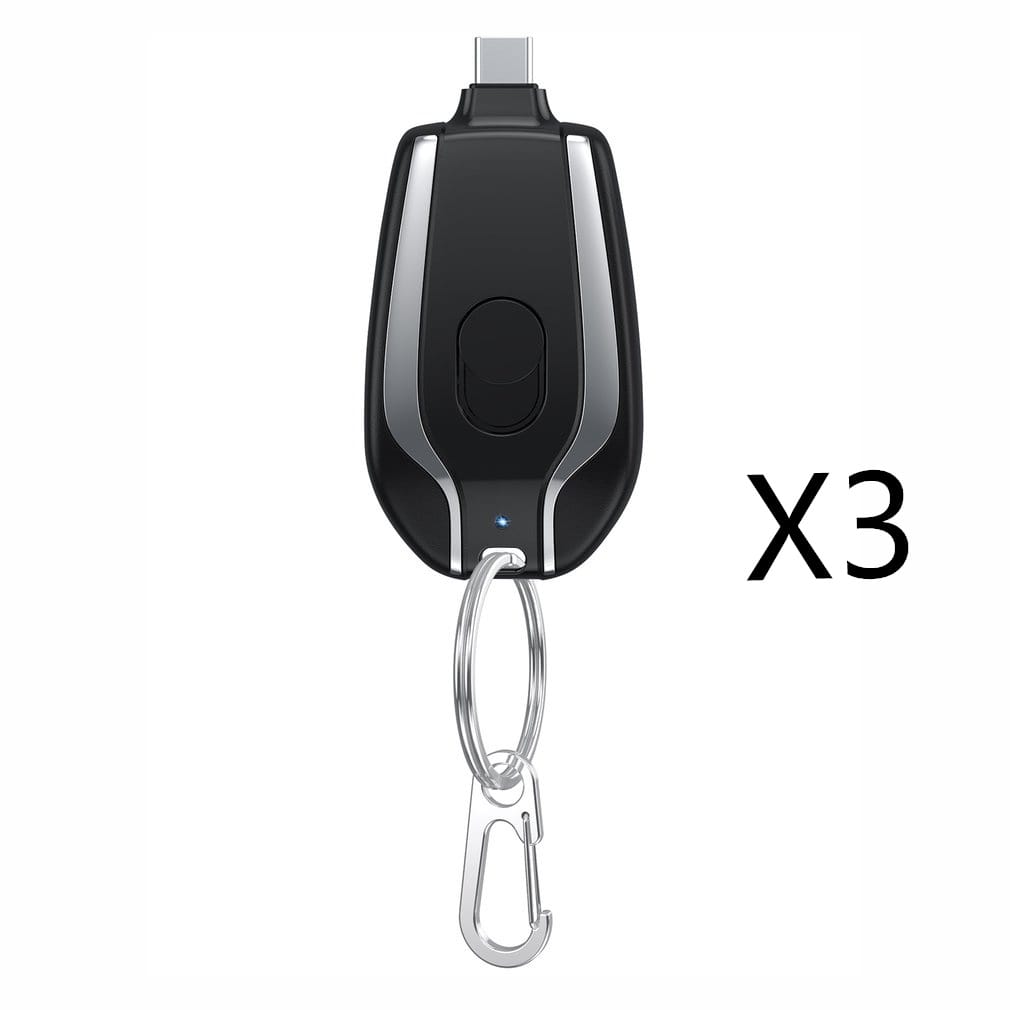 1500mAh Mini Power Emergency Pod Keychain Charger With Type-C Ultra-Compact Mini Battery Pack Fast Charging Backup Power Bank - Image 7