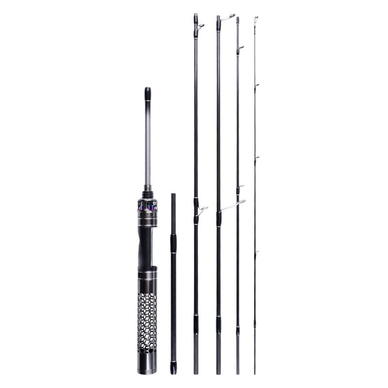 Ultra-short Portable Gun Straight Dual-purpose Lure Rod O-ring Ejection Teasing Fishing Rod For Mouth Fish - Image 2