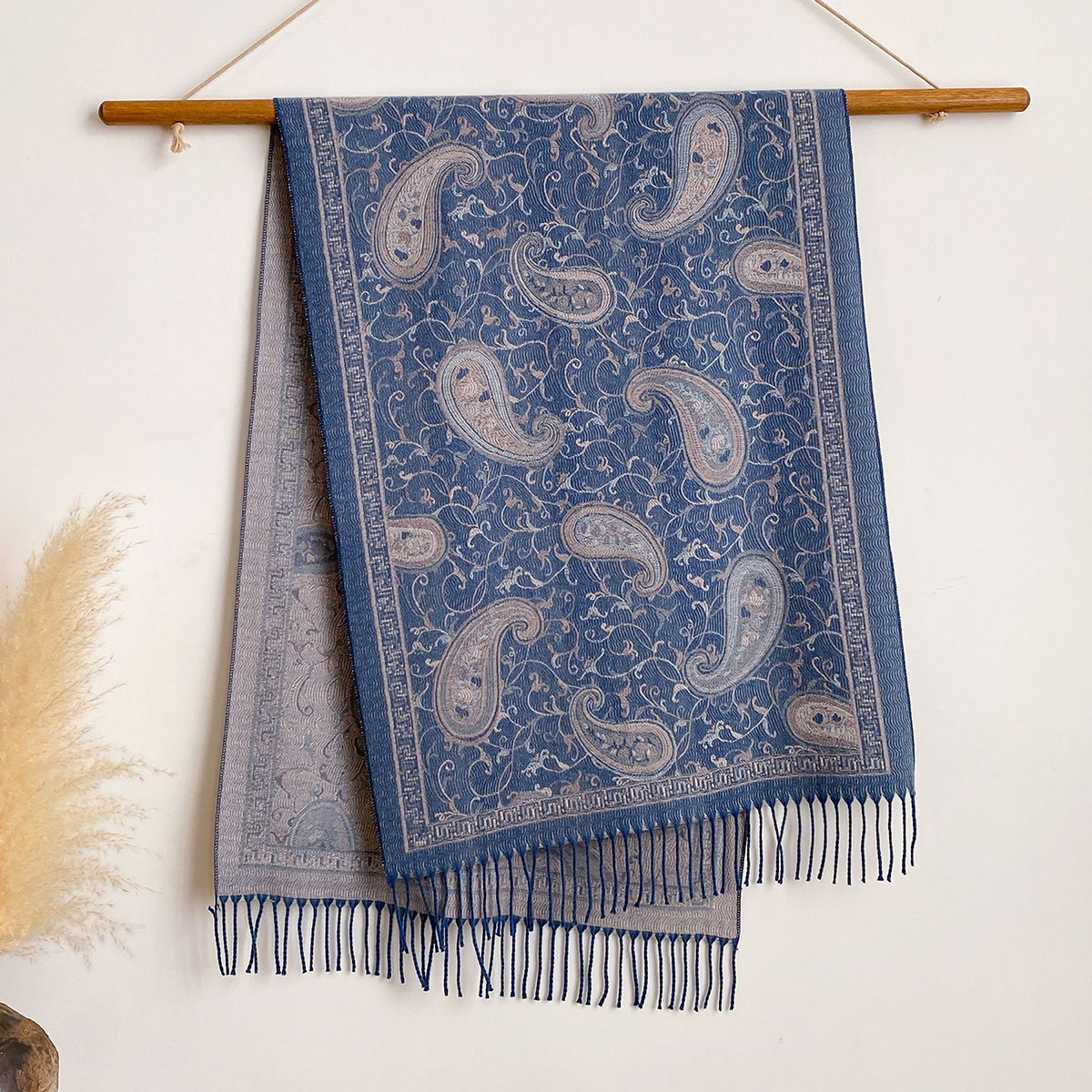 New Cashmere-look Scarf With A Cashew Patternperfect For Staying Warm In Air-conditioned Rooms Or As A Stylish Outer Layer - Image 10
