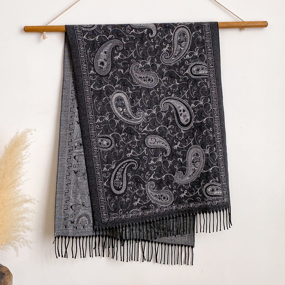 New Cashmere-look Scarf With A Cashew Patternperfect For Staying Warm In Air-conditioned Rooms Or As A Stylish Outer Layer - Image 6
