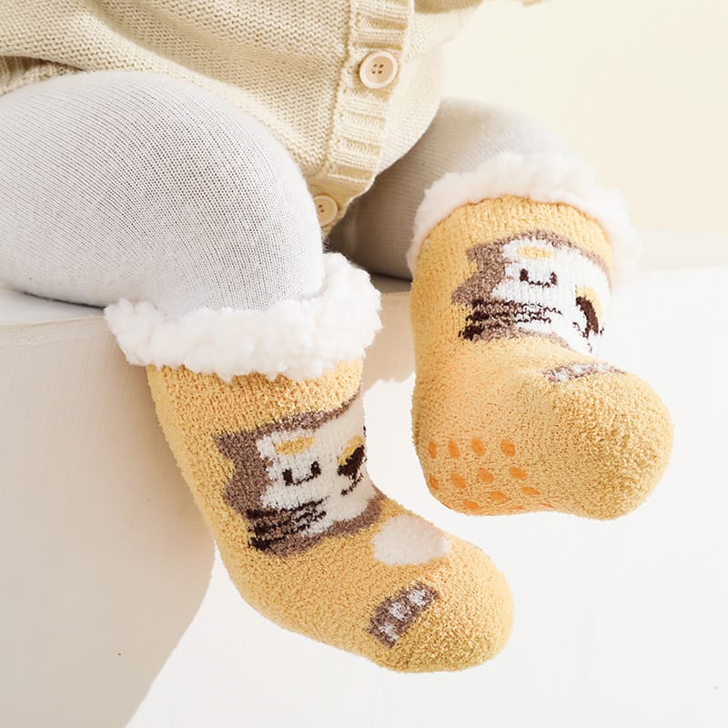 AutumnWinter Kids Christmas Stockings In Lambswool And Coral Fleece - Image 5