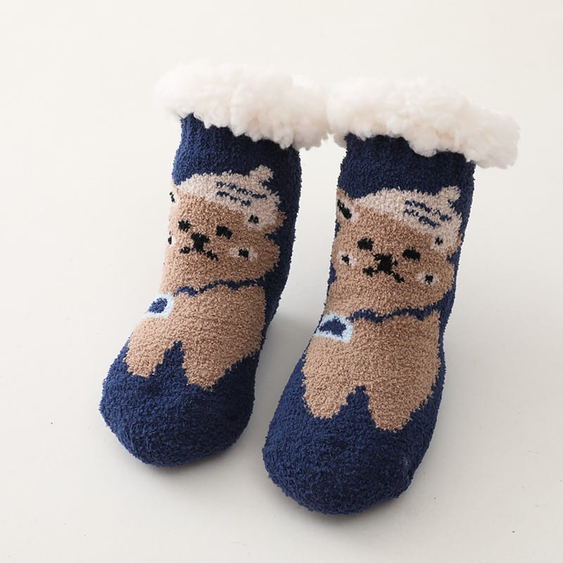 AutumnWinter Kids Christmas Stockings In Lambswool And Coral Fleece - Image 4