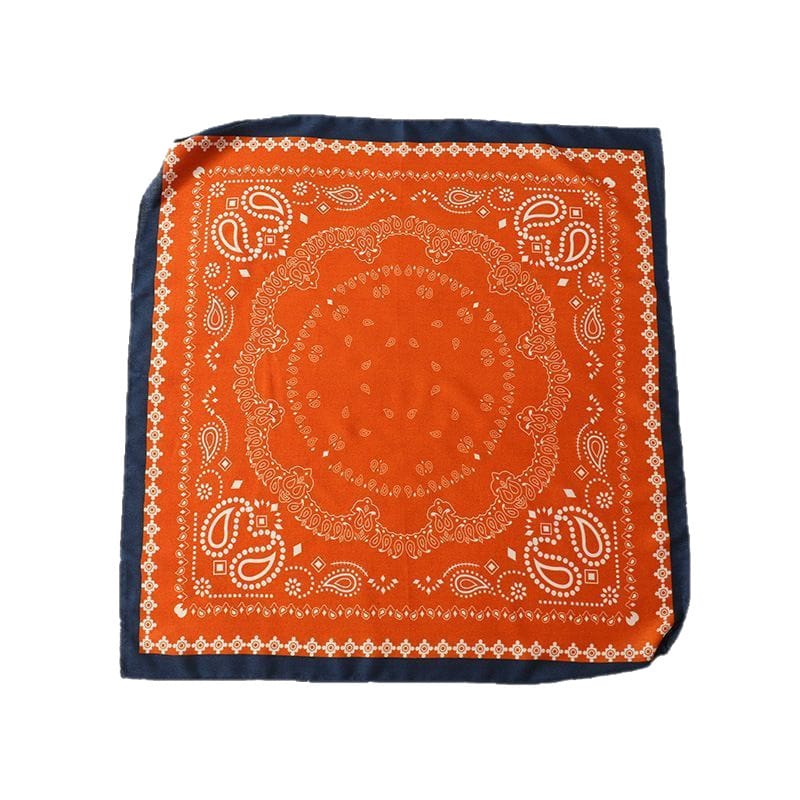 Thermal Square Scarf With Magnetic Clasp Triangular Silk Scarf Cotton Neck Warmer For Women - Image 6