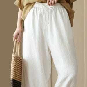 Retro Solid-color Casual Pants Draping And Figure-flattering Carrot Pants