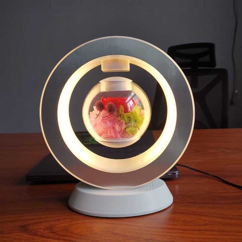 Valentines Day Gift Heart Floating Table LED Night Light Magnetic Levitation Creatives Lamp Desk Lamp Home Decor - Image 5