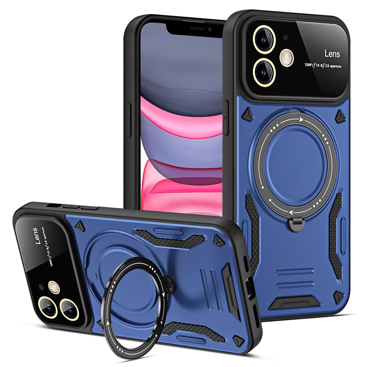 U-shield Large Window Magnetic Bracket Phone Case Advanced Sense Protective Cover - Image 6