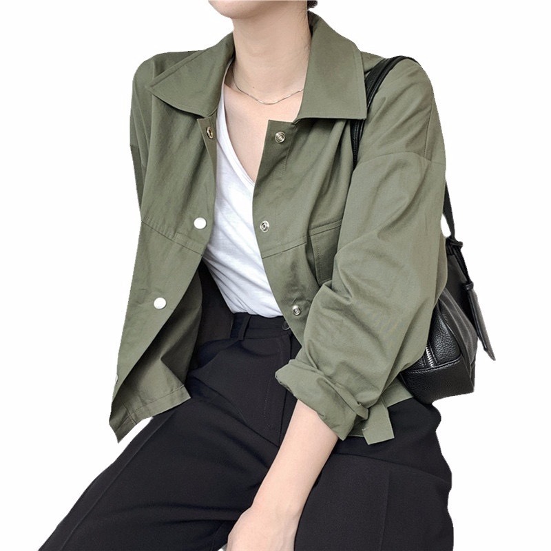 Niche Hong Kong-style Retro Chic Casual Workwear Jacket - Image 7
