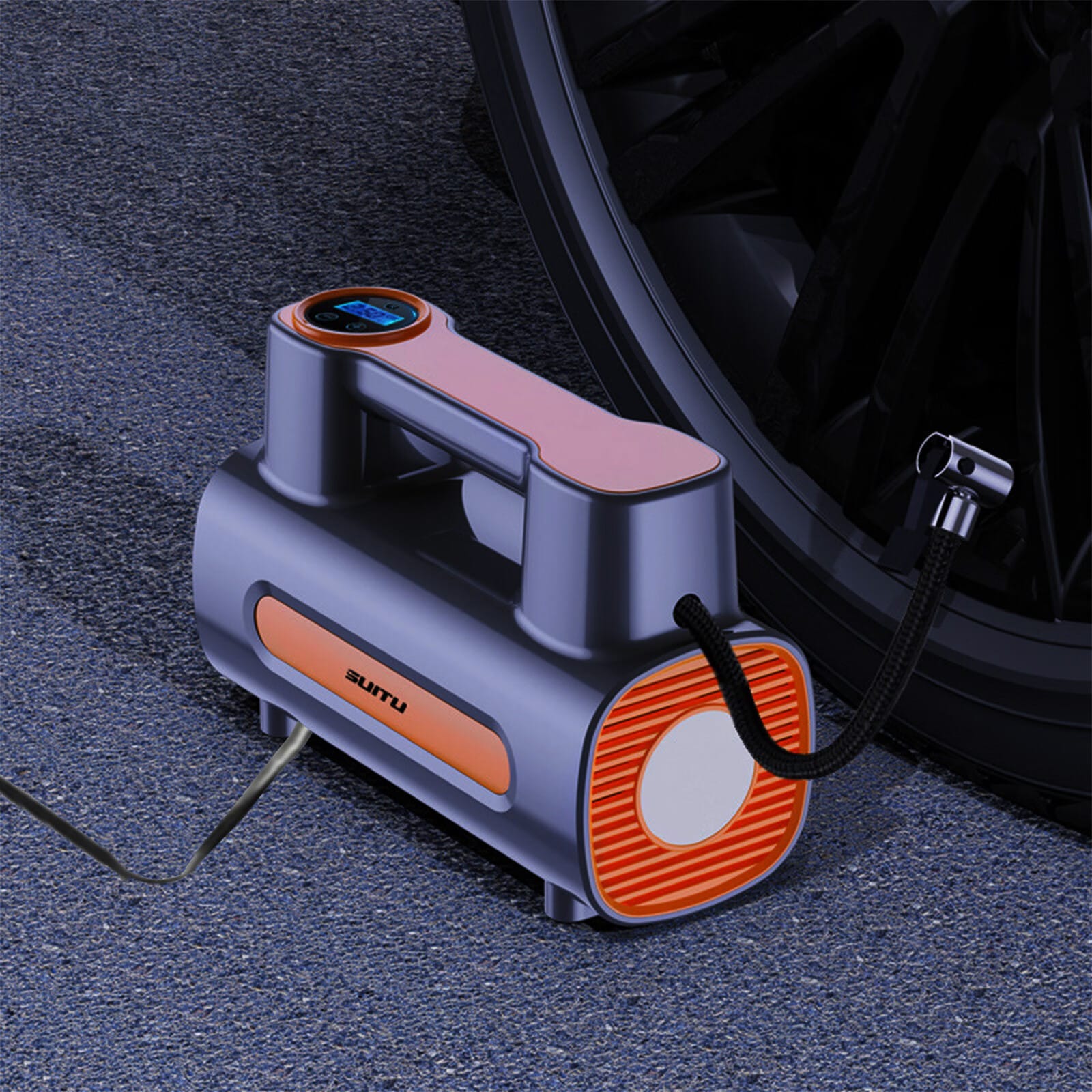 Tire Inflator 12V DC Portable Compressor Electric DC Auto Tire Pumps For Car Tires - Image 8