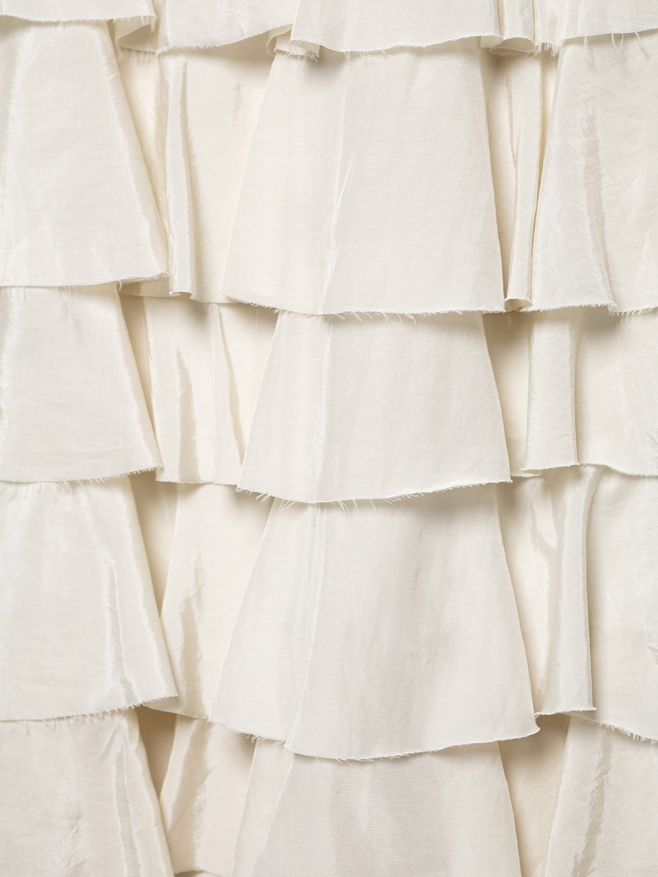Women's Tiered-ribbon Decorated Cake-style Midi Skirt - Image 4