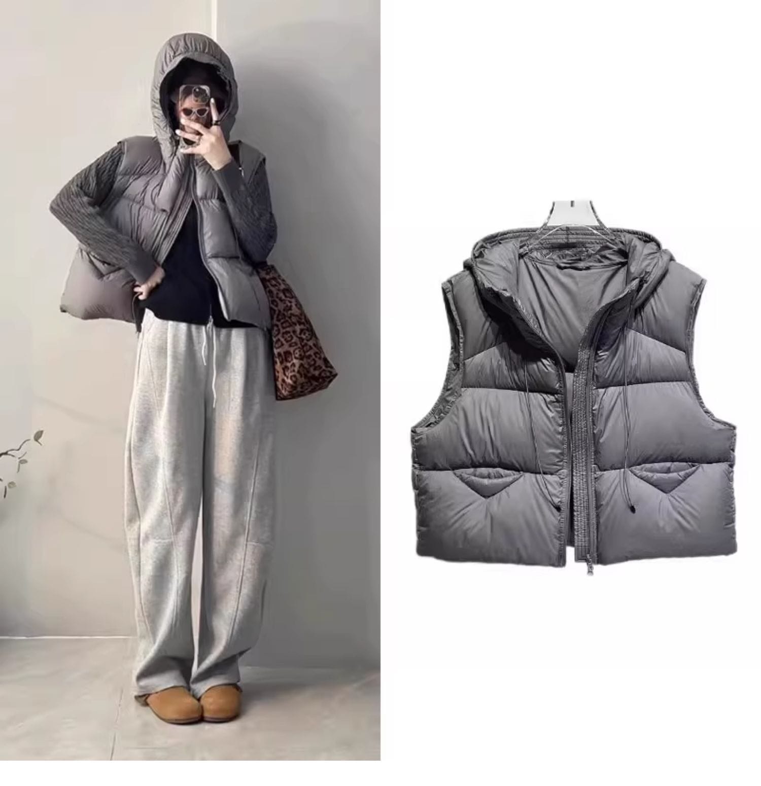 Women's Loose High-end Padded Vest-style Jacket - Image 5