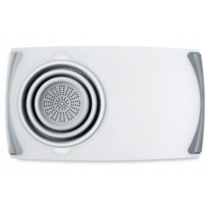 Innovative Multi-Functional 3 in 1 Chopping Board Detachable Folding Drain Basket Sink Cutting Board - Image 5