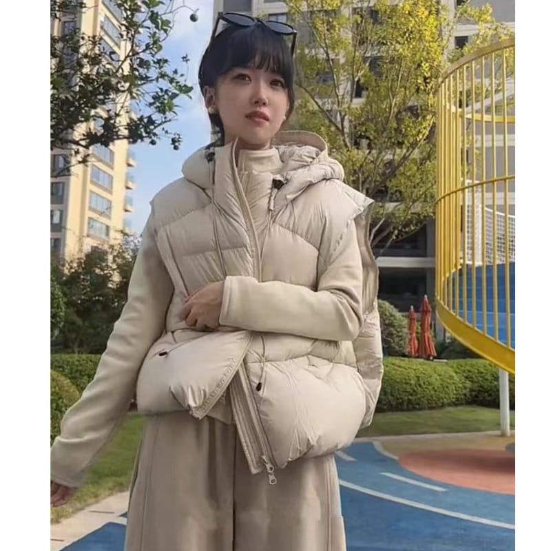 Women's Loose High-end Padded Vest-style Jacket - Image 3