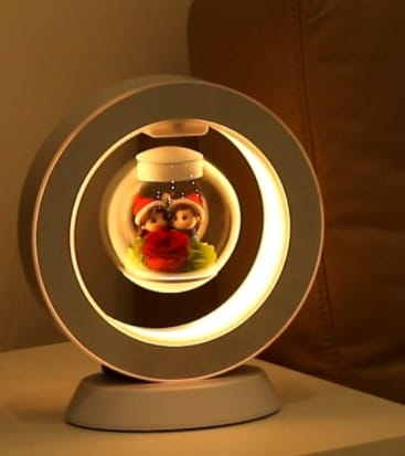 Valentines Day Gift Heart Floating Table LED Night Light Magnetic Levitation Creatives Lamp Desk Lamp Home Decor - Image 6