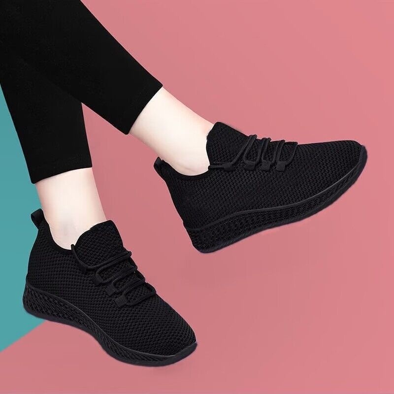 Women's Casual Black Work Shoes Deodorizing For Spring And Autumn - Image 7