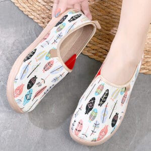 Comfortable Casual Canvas Shoes With A Soft Polyurethane Sole
