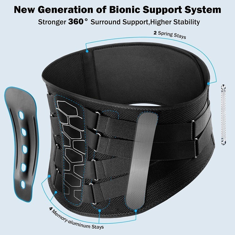 Slipped Discs Muscle Strain Breathable Lumbar Support Men's Support Waist Support - Image 5