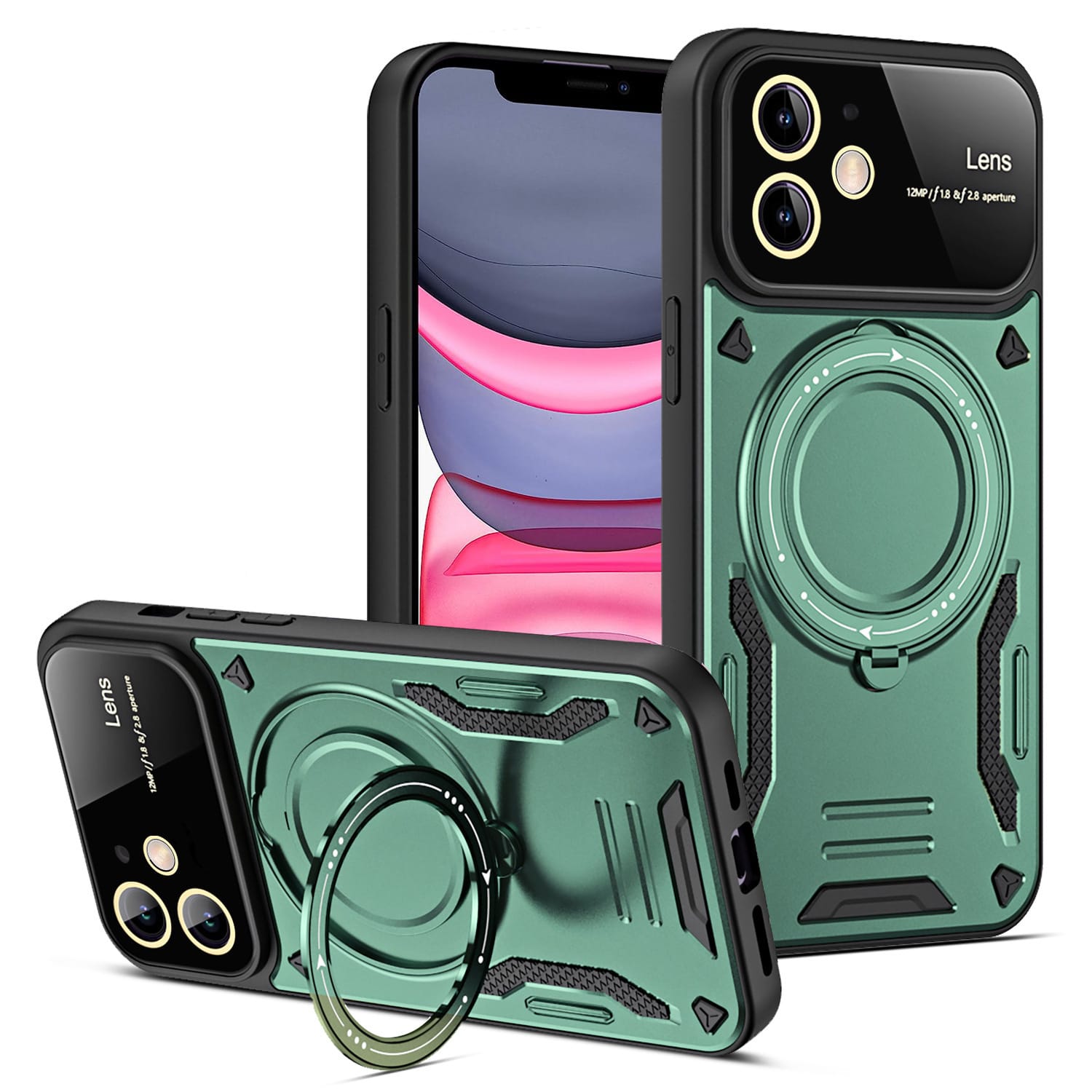 U-shield Large Window Magnetic Bracket Phone Case Advanced Sense Protective Cover - Image 8