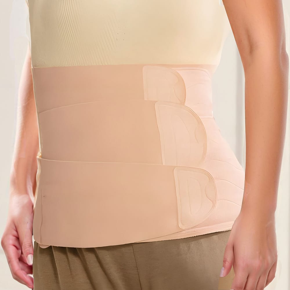 Breathable, Stretchy, Three-section Velcro Postpartum Belly And Waist Cincher - Image 4