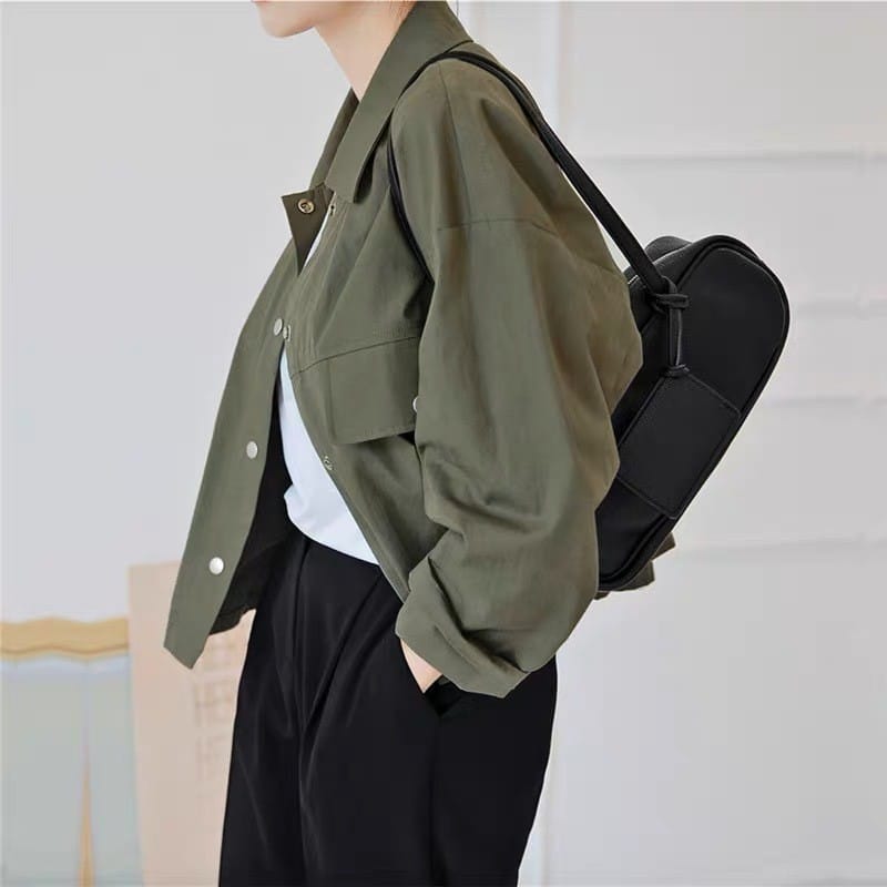 Niche Hong Kong-style Retro Chic Casual Workwear Jacket - Image 4