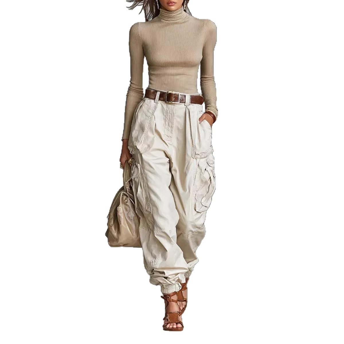 Niche Relaxed-fit Wide-leg Casual Trousers For Women - Image 8