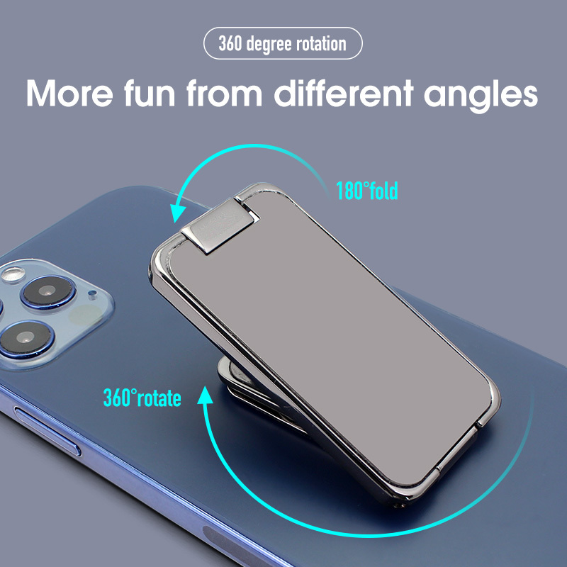 Foldable Mobile Phone Holder Ring Buckle Retractable Desktop CellPhone Stand Car Magnetic Bracket Office Accessories - Image 8