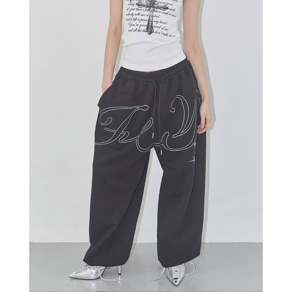 Loose-fit Retro Hip-hop Casual Pants For Women - Image 3
