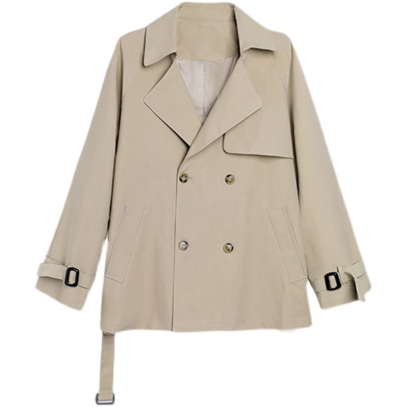 Korean-style Draping Elegant Coat For Women - Image 3