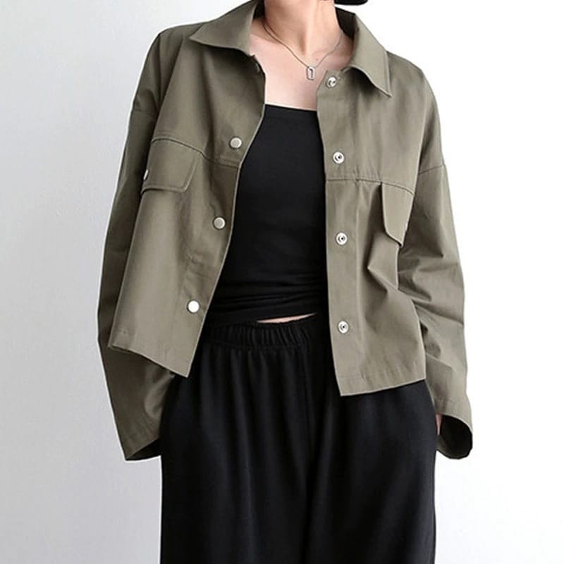Niche Hong Kong-style Retro Chic Casual Workwear Jacket - Image 2
