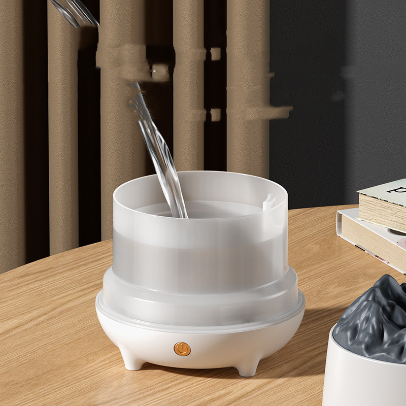 New Volcano Humidifier Flaming Mountain Aromatherapy Machine Volcano Diffuser Home Fog Volume Creativity - Image 2