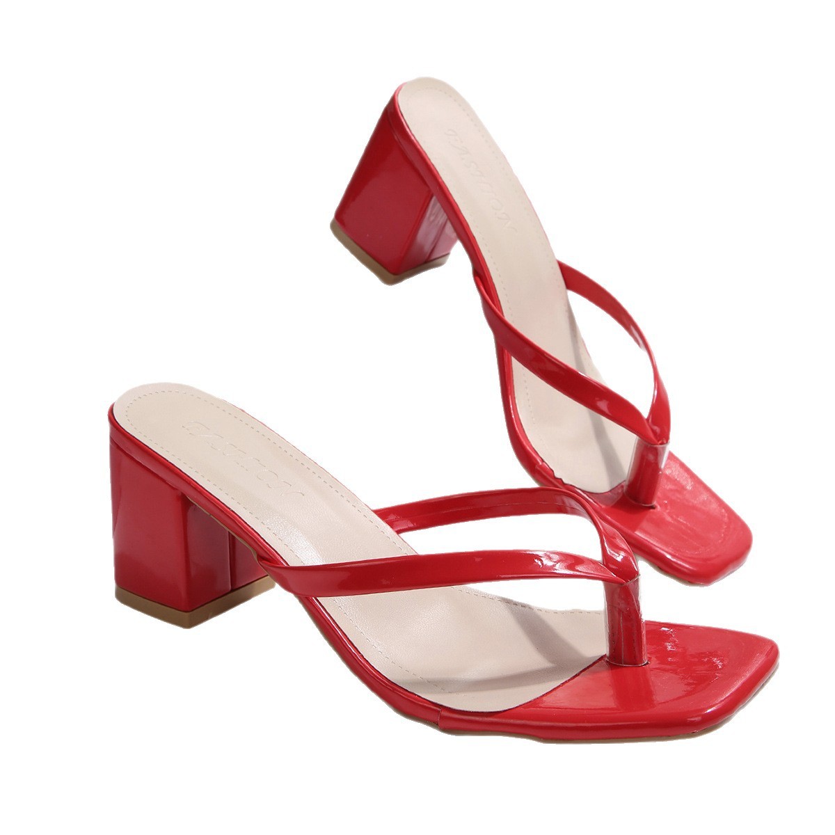 Women's Fashion Plus-Size High-Heel Flip-Flops - Image 6