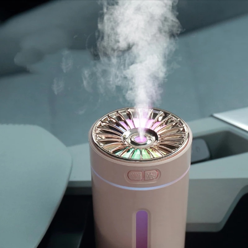 Wireless Air Humidifier Colorful Lights Mute Ultrasonic USB Fogger Diffuser Purifier 800mAh Rechargeabl Cool Mist Maker For Car - Image 6