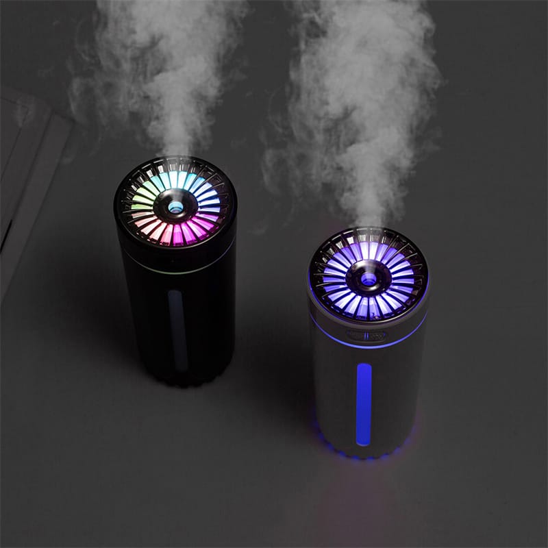 Wireless Air Humidifier Colorful Lights Mute Ultrasonic USB Fogger Diffuser Purifier 800mAh Rechargeabl Cool Mist Maker For Car - Image 10