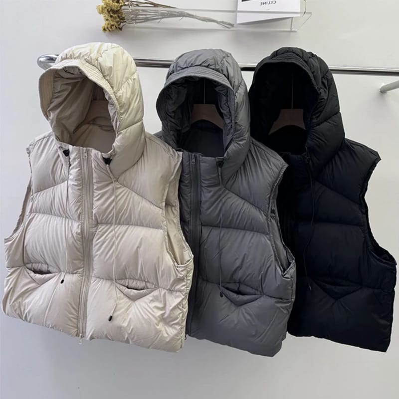Women's Loose High-end Padded Vest-style Jacket - Image 2