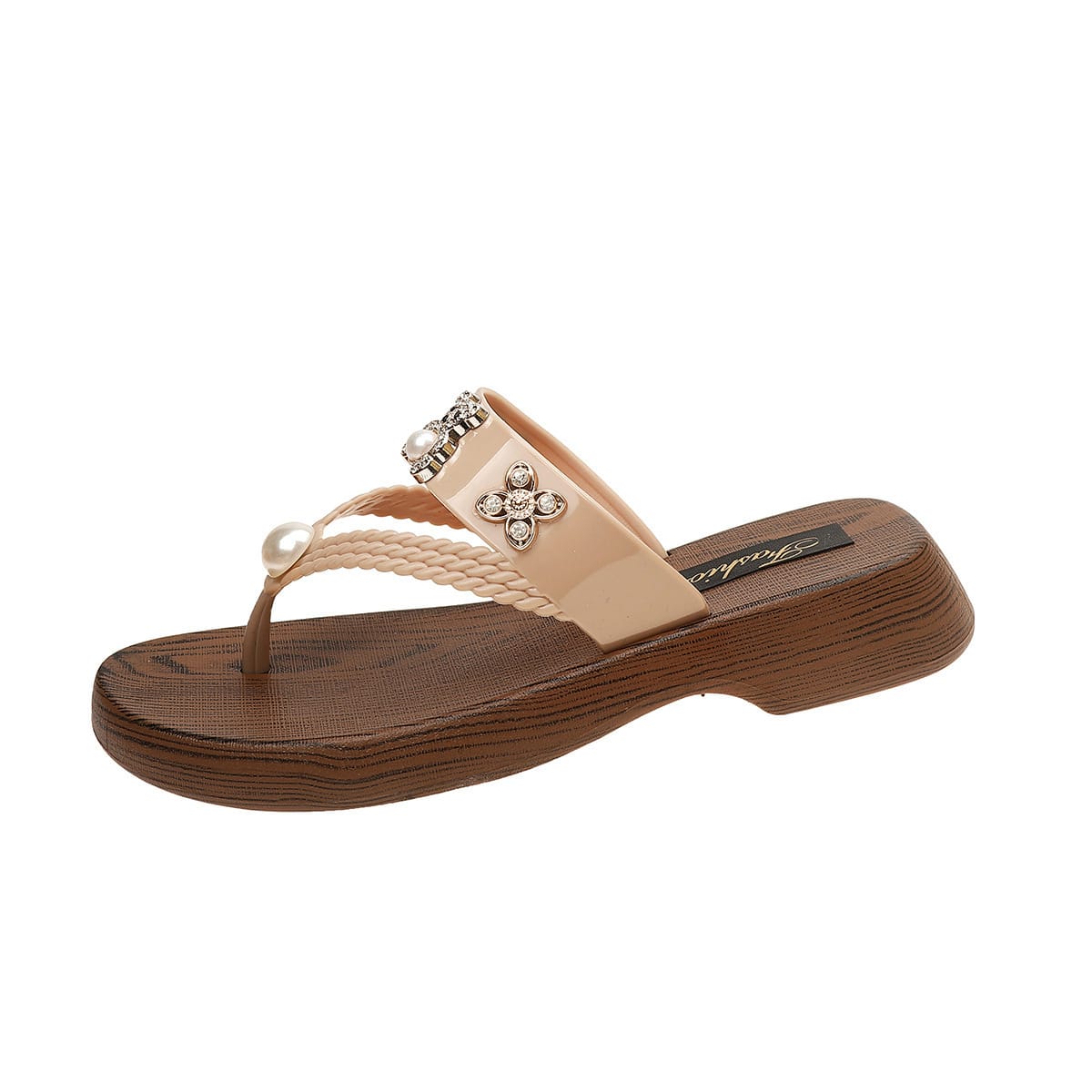 Women's Flip-flops Fashionable New Style For Outdoor Wear With Flower Design - Image 5