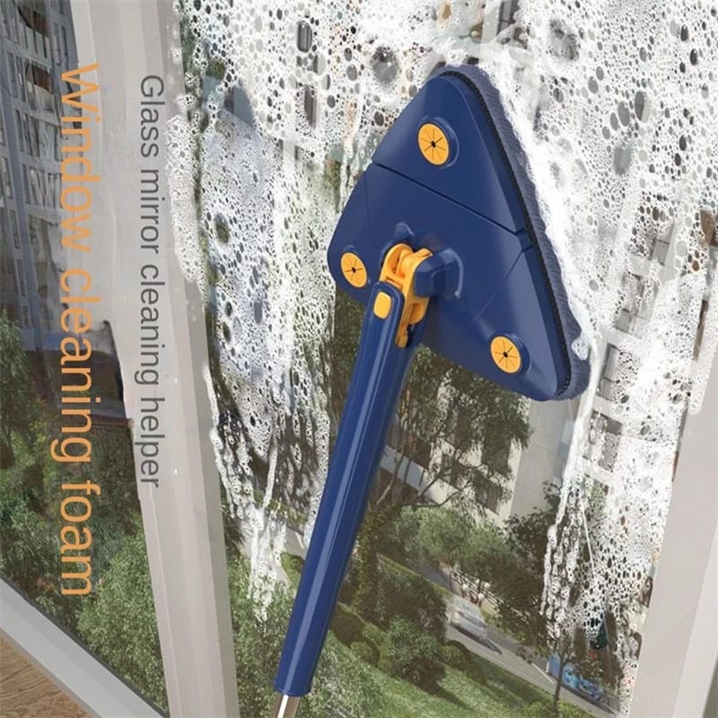Extendable Triangle Mop 360 Rotatable Adjustable 110 Cm Cleaning Mop For Tub Tile Floor Wall Cleaning Mop Deep Cleaning Mop - Image 6