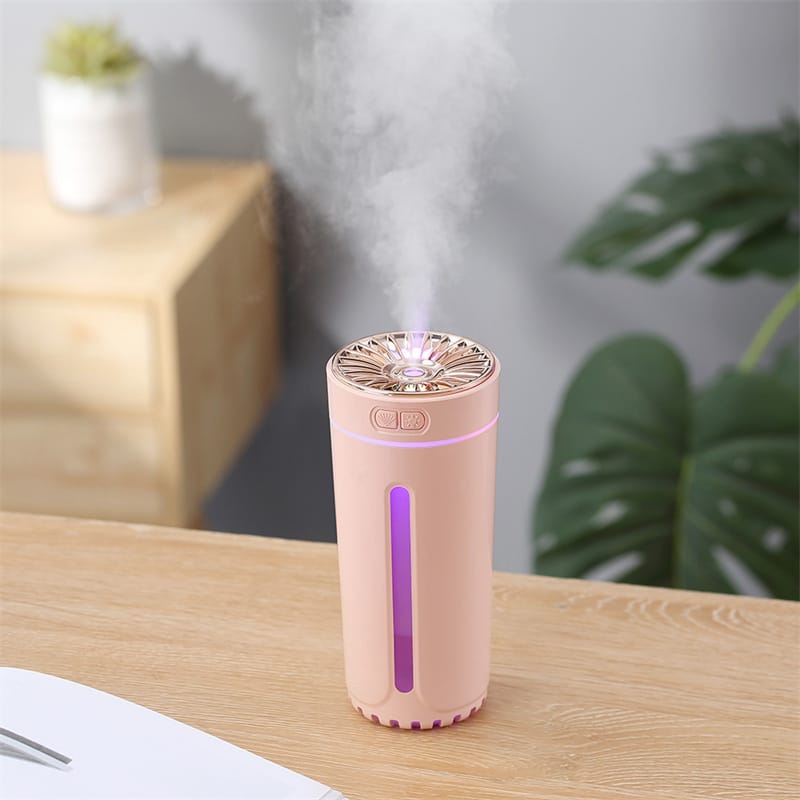 Wireless Air Humidifier Colorful Lights Mute Ultrasonic USB Fogger Diffuser Purifier 800mAh Rechargeabl Cool Mist Maker For Car - Image 7