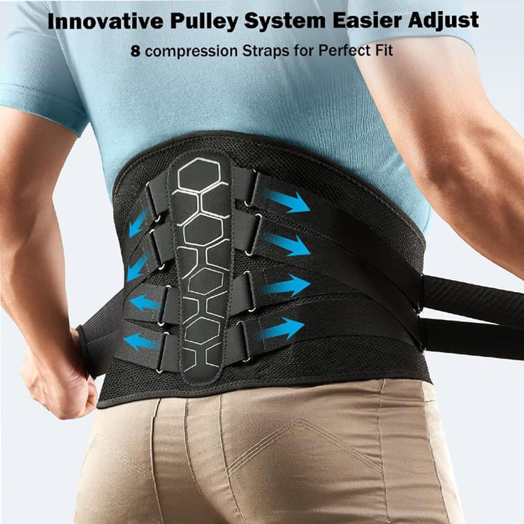 Slipped Discs Muscle Strain Breathable Lumbar Support Men's Support Waist Support - Image 6