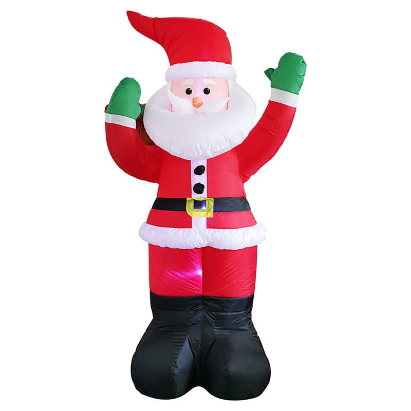 Christmas LED Lights Glowing Santa Tree Snowman Inflatable Doll Outdoor Yard Garden Decor - Image 9
