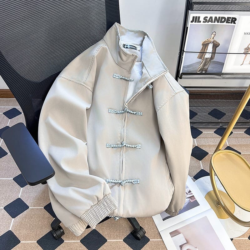 SpringSummer New Chinese-style Retro Frog-button All-match National Trend Jacket - Image 6