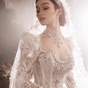 Heavy Industry European-style Royal Court Princess Large Tail Female