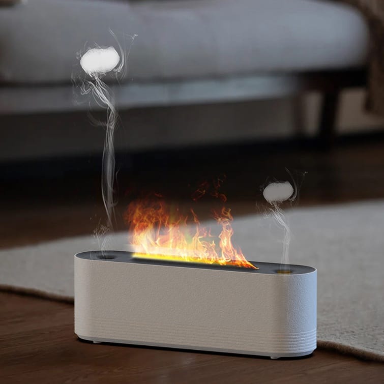 Flame Air Humidifier Ultrasonic 7 Colors Aroma Diffuser LED Cool Mist Maker Fogger Essential Oil Room Fragrance Office Home Decor - Image 7