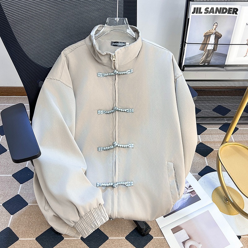SpringSummer New Chinese-style Retro Frog-button All-match National Trend Jacket