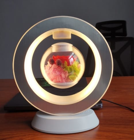 Valentines Day Gift Heart Floating Table LED Night Light Magnetic Levitation Creatives Lamp Desk Lamp Home Decor - Image 8