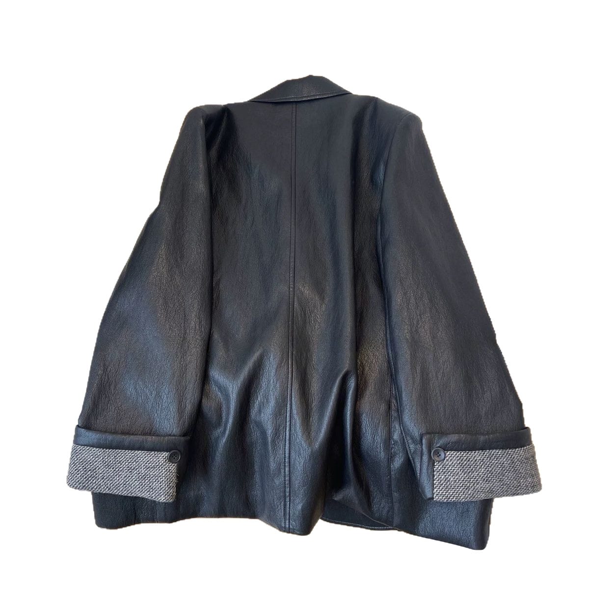Korean-style Fashionable Loose Leather Jacket Women's Top - Image 3